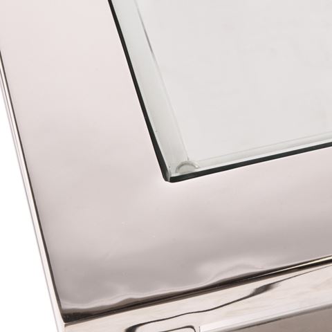 Table Basse Dubai Carrée Argent