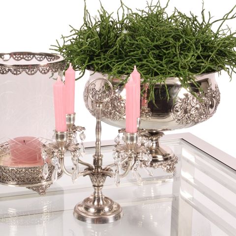 Table Basse Dubai Carrée Argent