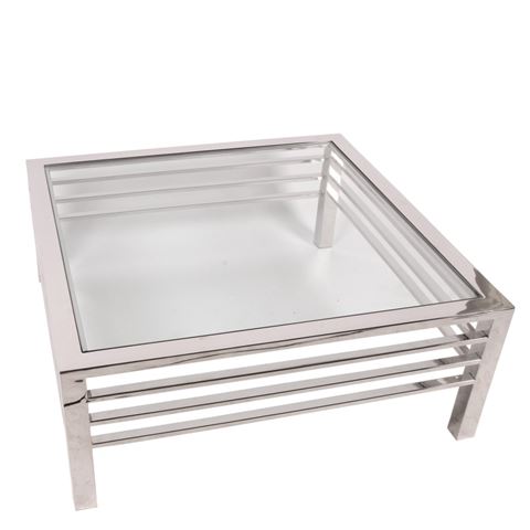 Table Basse Dubai Carrée Argent