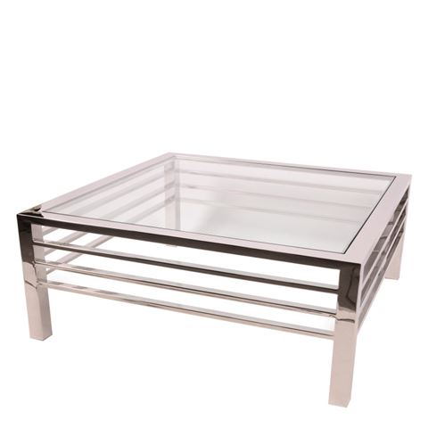 Table Basse Dubai Carrée Argent