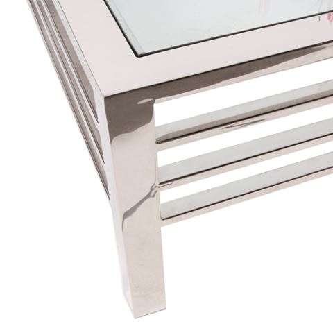 Table Basse Dubai Carrée Argent