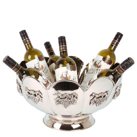 Wine Cooler 41 cm - Silver - Brass