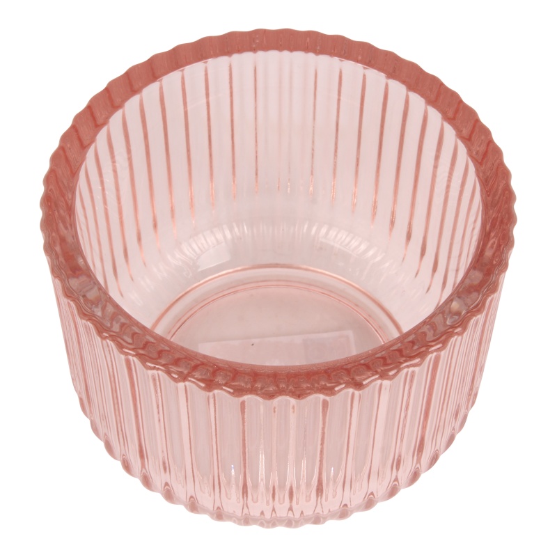 Theelichthouder glas 7.5 cm