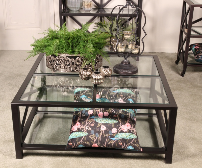 Tafel salon vierkant