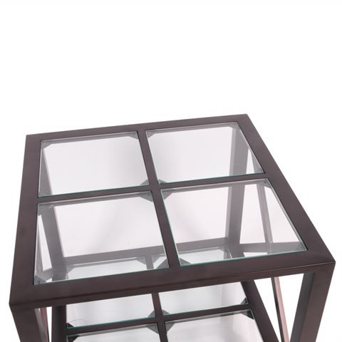 Table D'Appoint Santiago Carré Noir