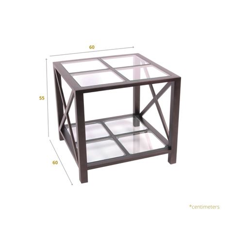 Table D'Appoint Santiago Carré Noir