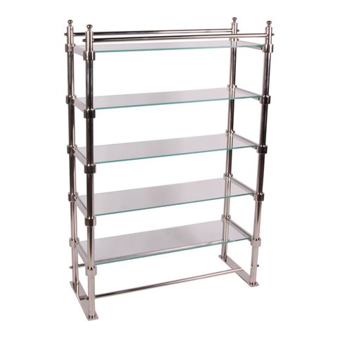 Vitrinekast Havana - Zilver - Glas & Staal