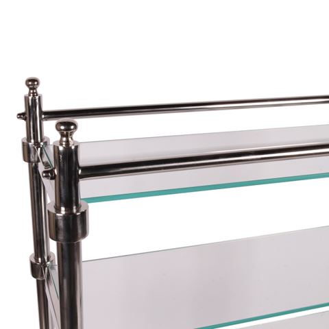 Vitrinekast Havana - Zilver - Glas & Staal