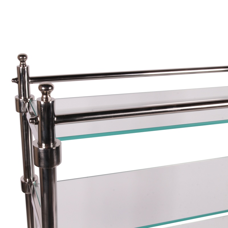 Vitrinekast Havana - Zilver - Glas & Staal