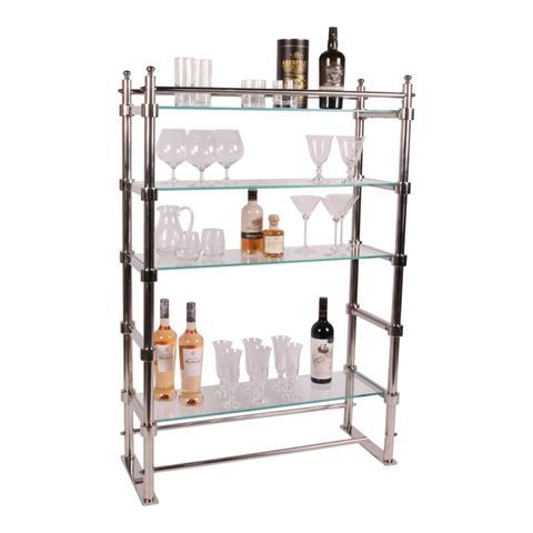 Vitrinekast Havana - Zilver - Glas & Staal