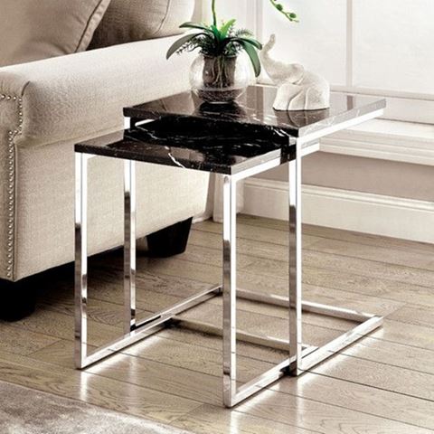 Tafel bijzet Caribbean vierkant SET/2