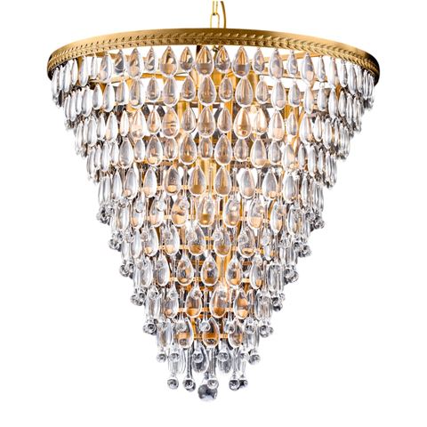 Chandelier Kensington 65 cm - Gold - Iron & Glass