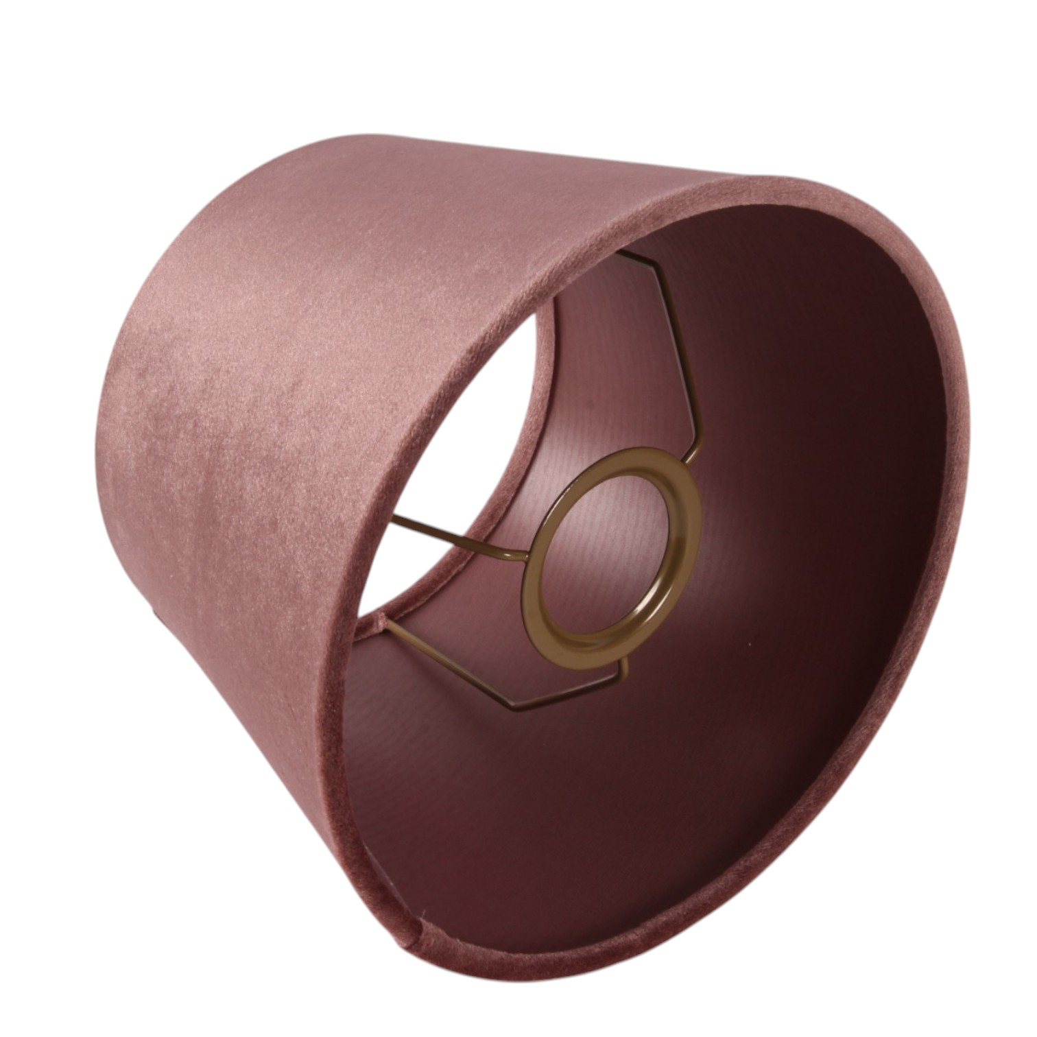 Lampshade 20 cm - Round - Gold - Fabric