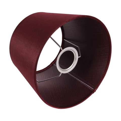 Lampenkap 20 cm - Rond - Rood - Stof