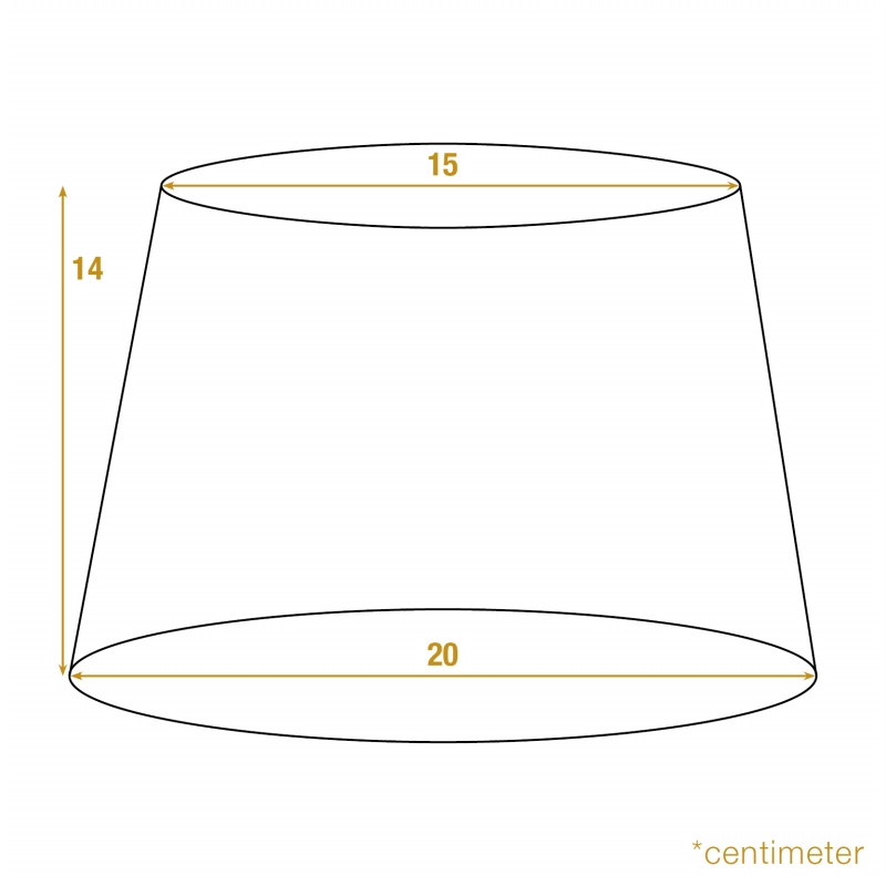 Lampshade round 20 cm