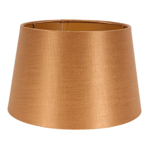 Lampenkap 20 cm - Rond - Goud - Stof