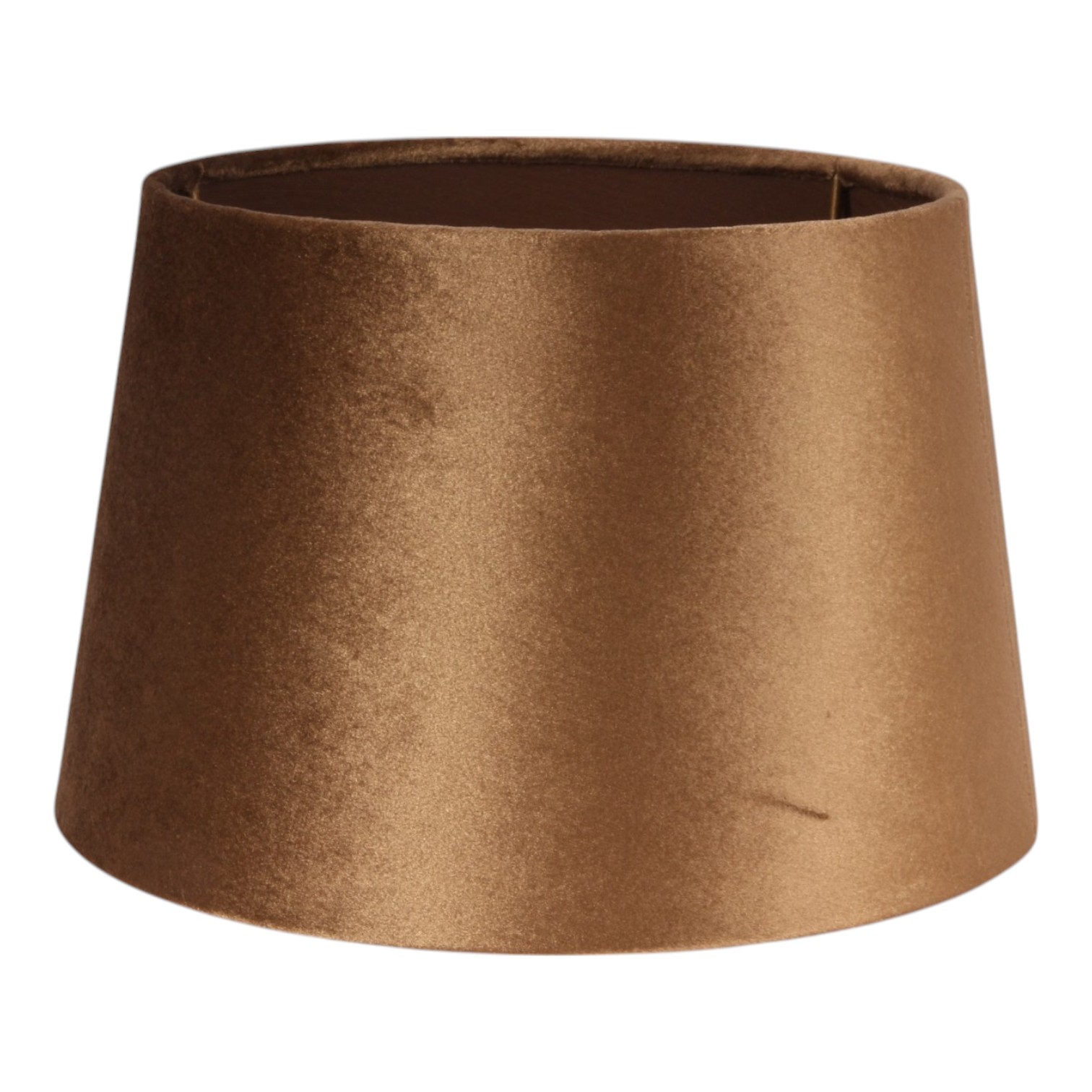 Lampshade 25 cm - Velvet - Gold - Fabric