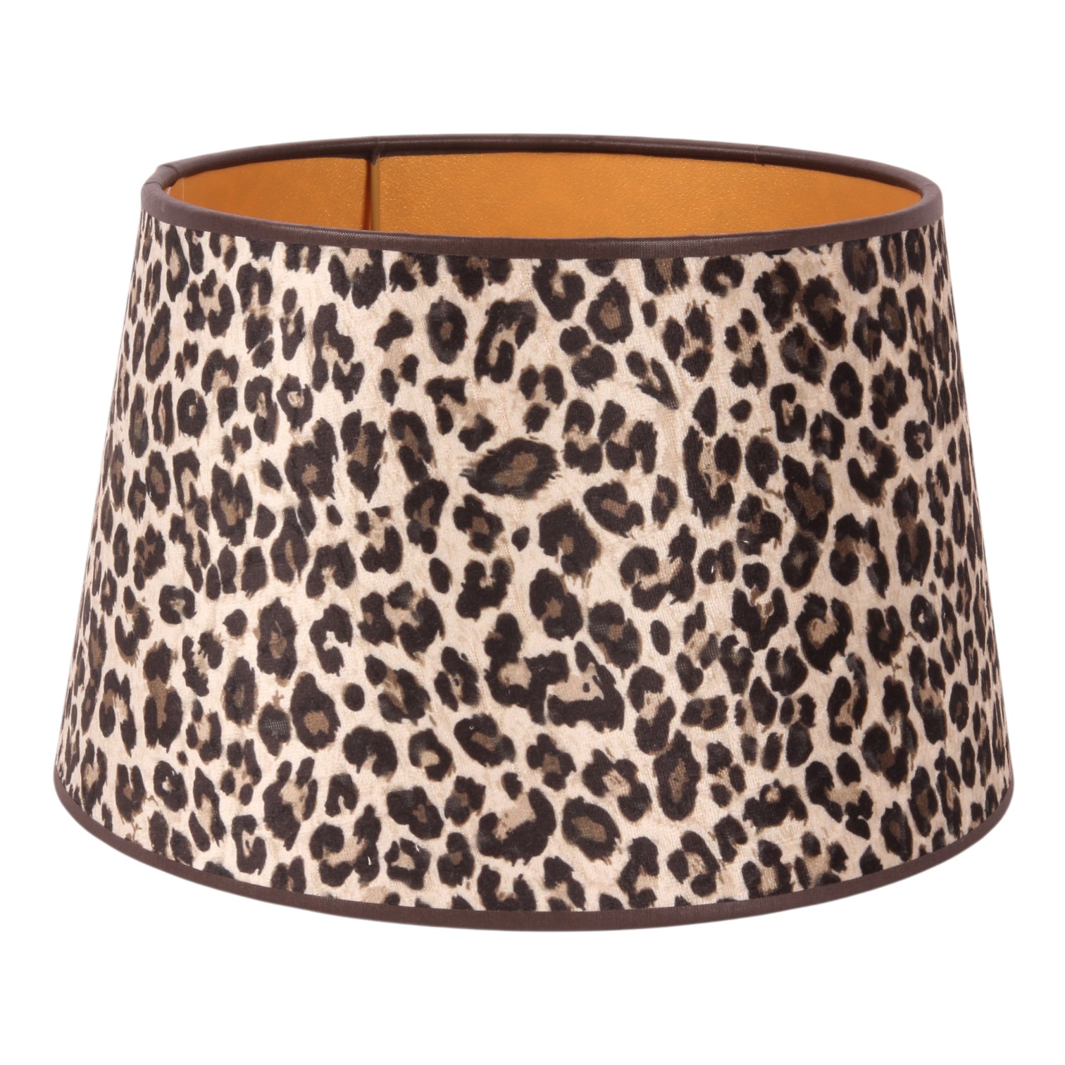 Lampenkap 25 cm - Luipaardprint - Beige - Stof