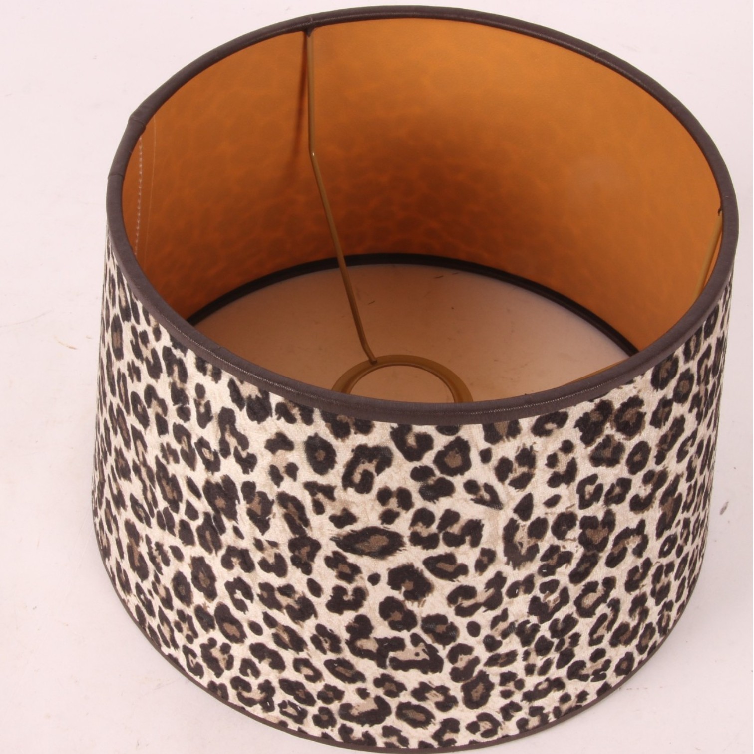 Lampenkap 25 cm - Luipaardprint - Beige - Stof