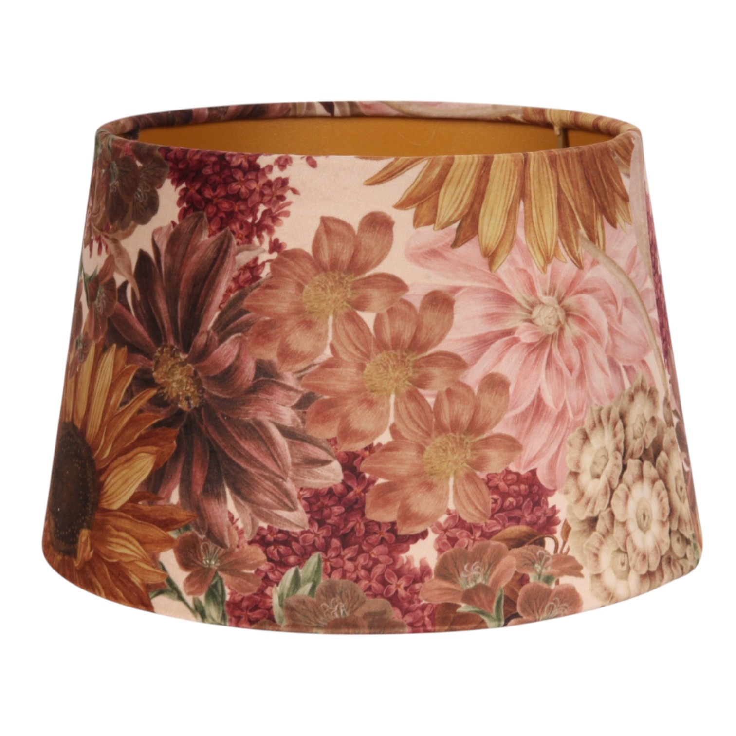 Lampshade 25 cm - Floral Print - Pink - Fabric