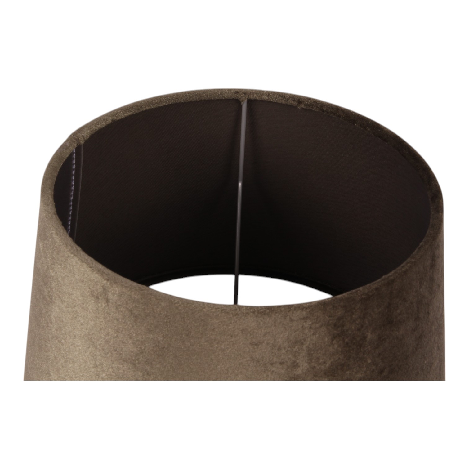 Lampshade 25 cm - Round - Green - Fabric