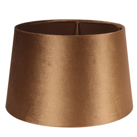 Lampenkap 30 cm - Rond - Goud - Stof