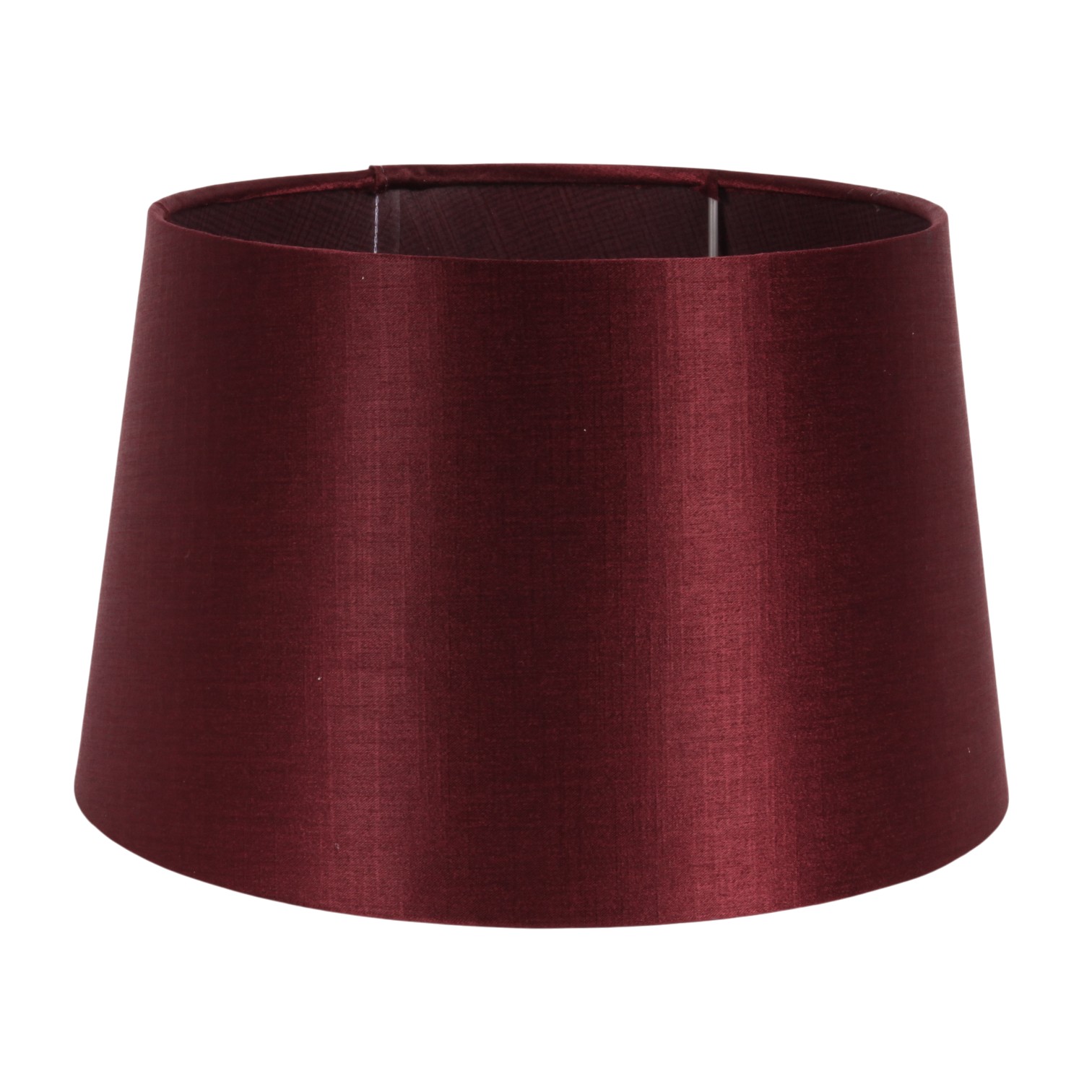 Lampshade 30 cm - Round - Red - Fabric