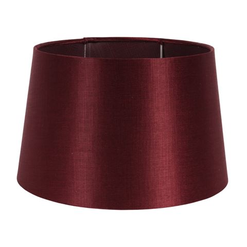 Lampenkap 30 cm - Rond - Rood - Stof