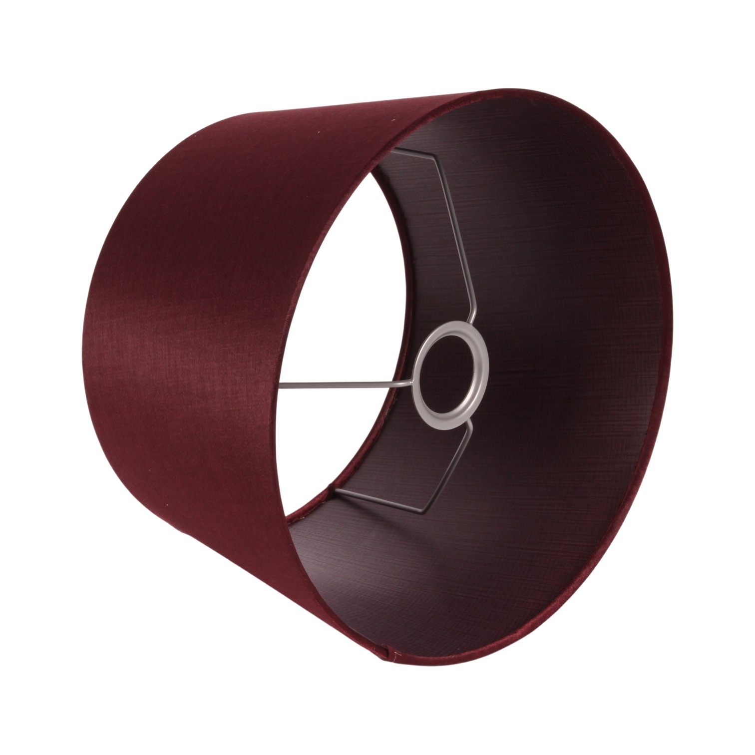 Lampshade 30 cm - Round - Red - Fabric