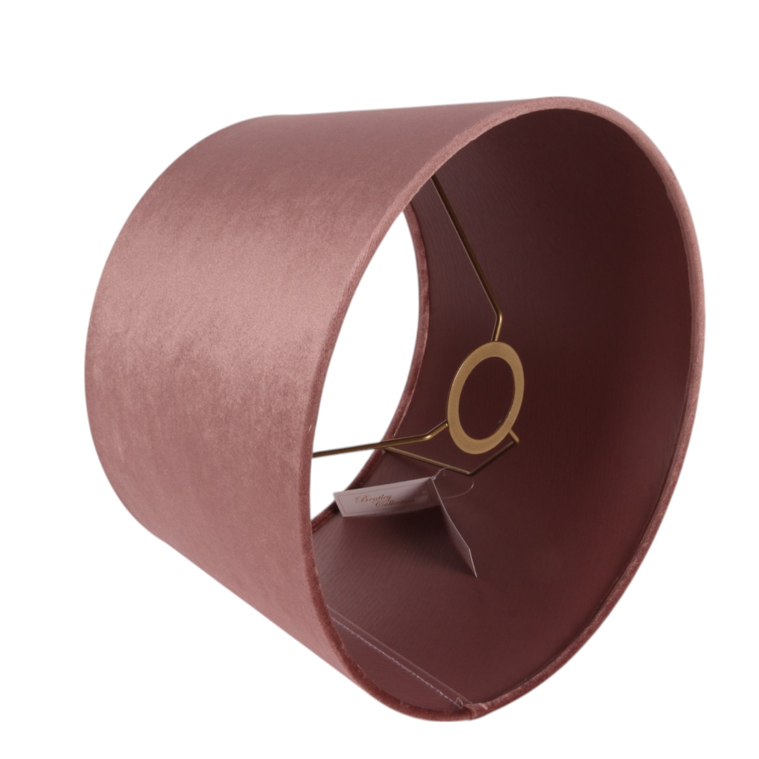 Lampshade 30 cm - Round - Pink - Fabric