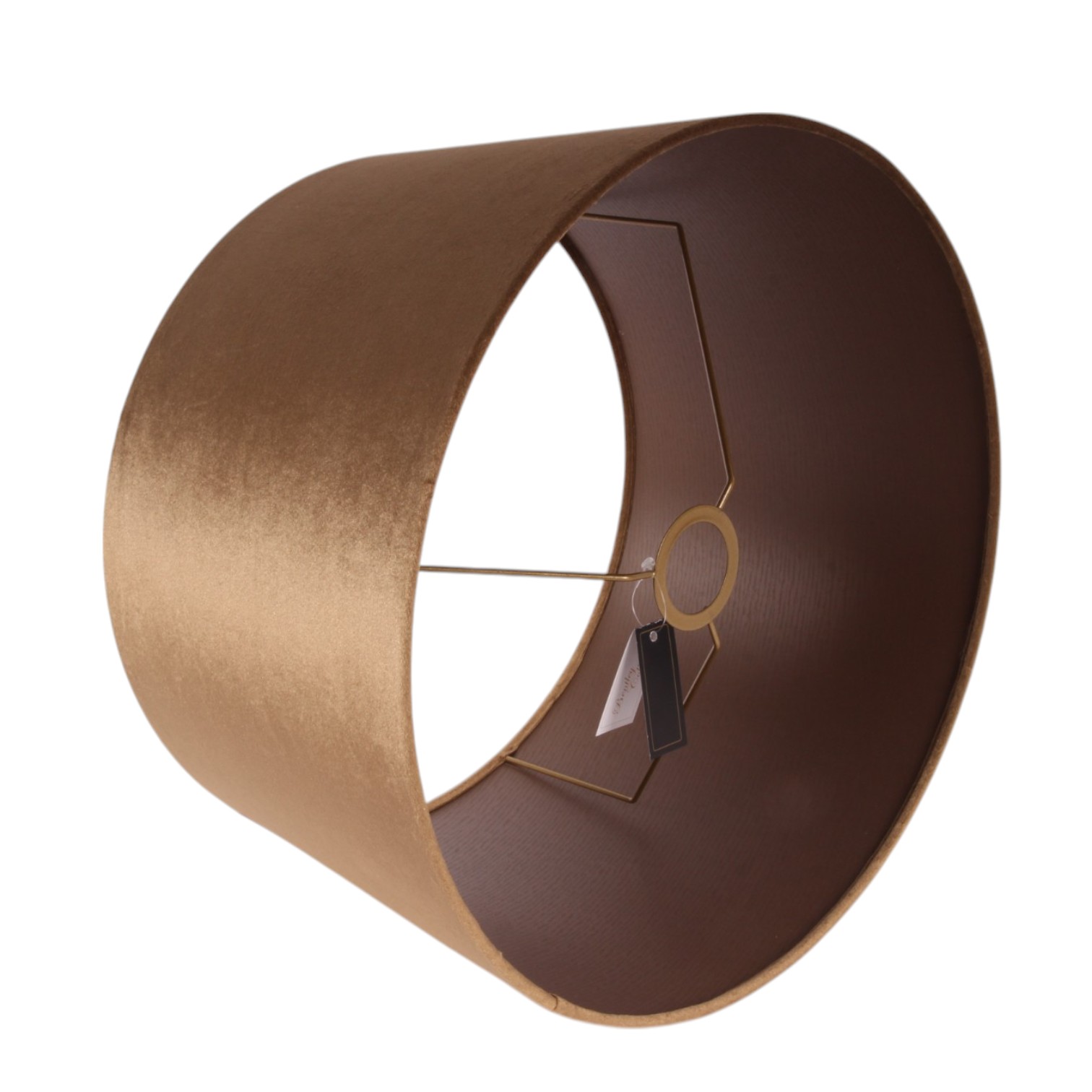 Lampenkap 40 cm - Rond - Goud - Stof