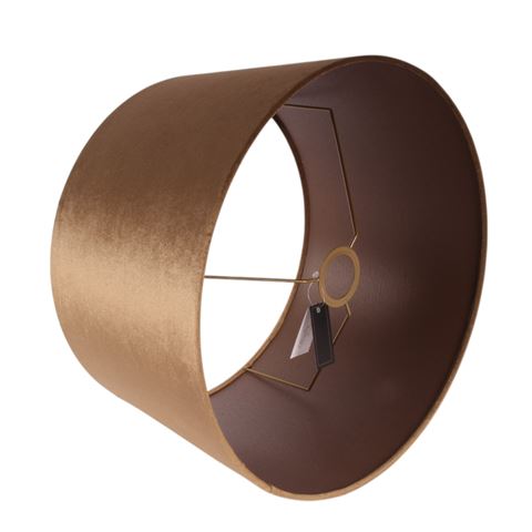 Lampenkap 40 cm - Rond - Goud - Stof