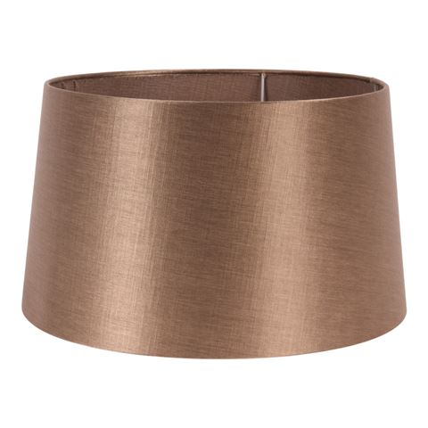 Lampenkap 40 cm - Rond - Aardebeige - Stof