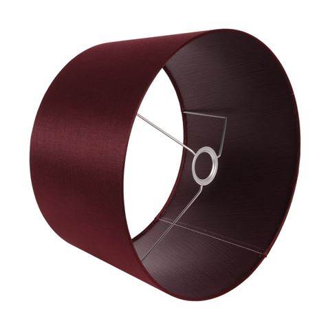 Lampenkap 40 cm - Rond - Rood - Stof
