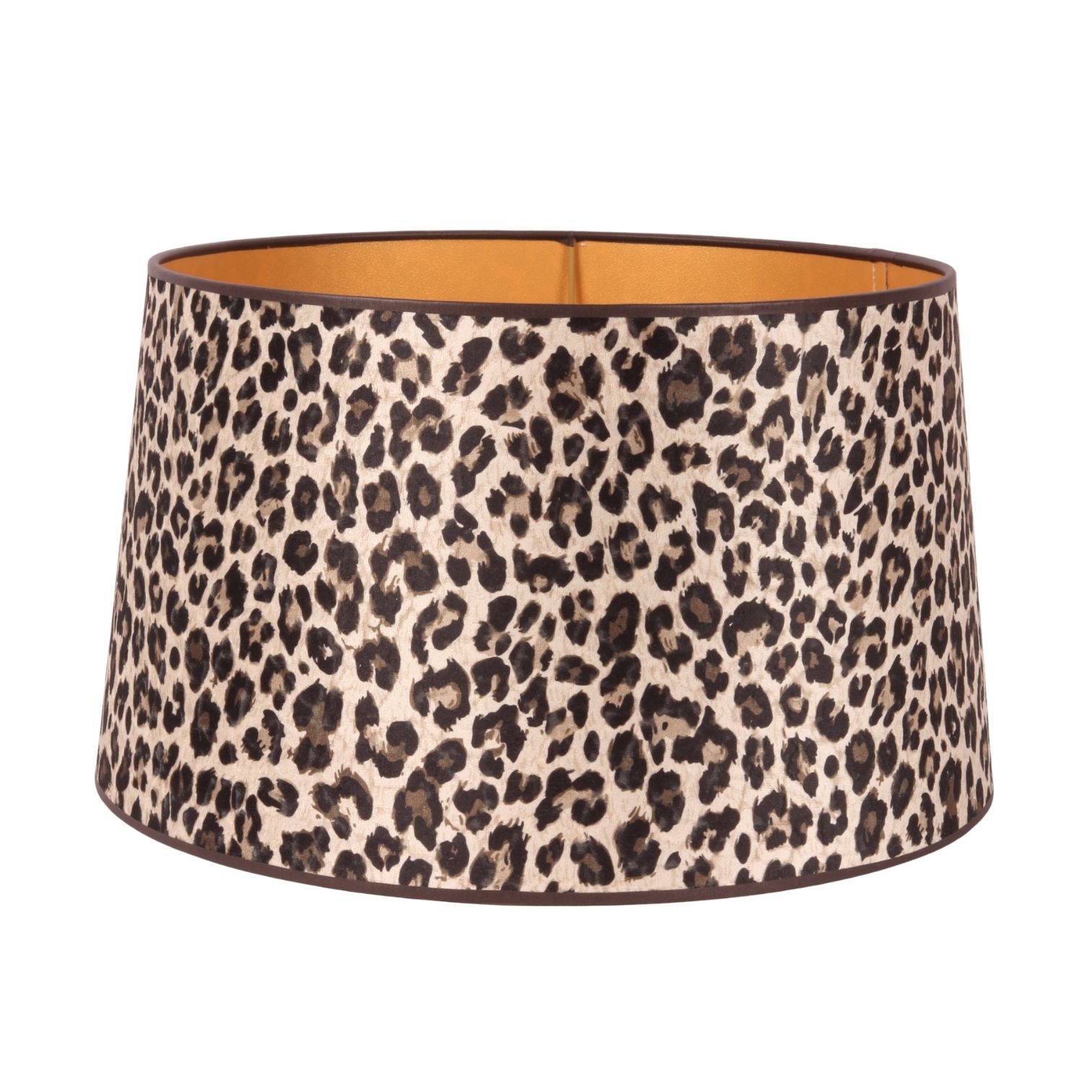 Lampenkap 40 cm - Luipaardprint - Beige - Stof