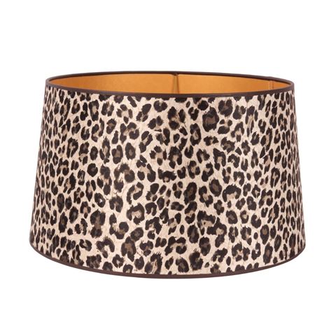 Lampenkap 40 cm - Luipaardprint - Beige - Stof