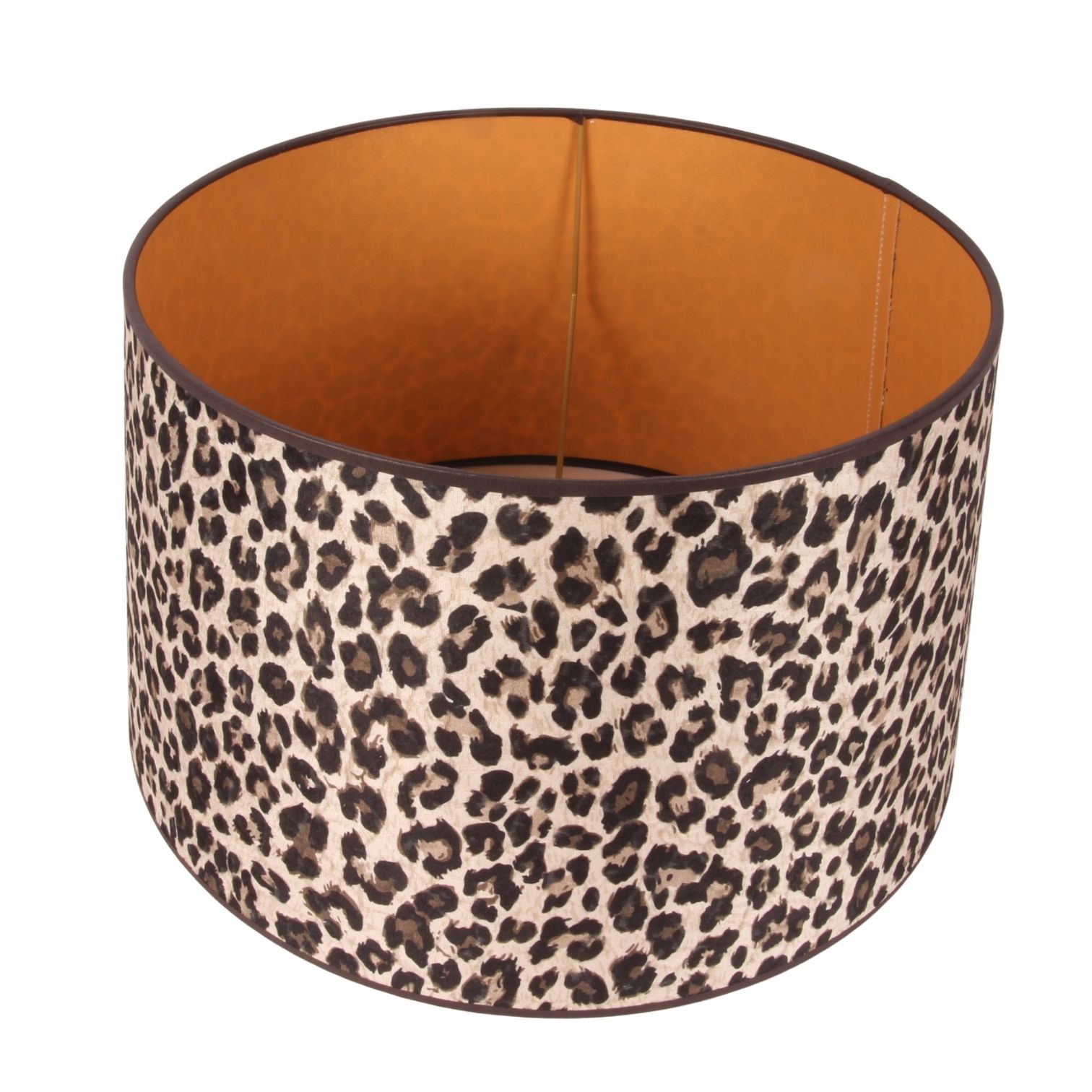 Lampenkap 40 cm - Luipaardprint - Beige - Stof