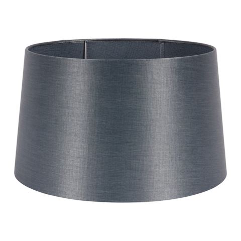 Lampshade 40 cm - Round - Blue - Fabric