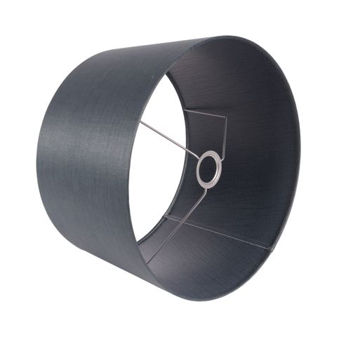 Lampshade 40 cm - Round - Blue - Fabric