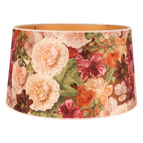 Lampenkap 40 cm - Bloemenprint - Meerkleurig - Stof