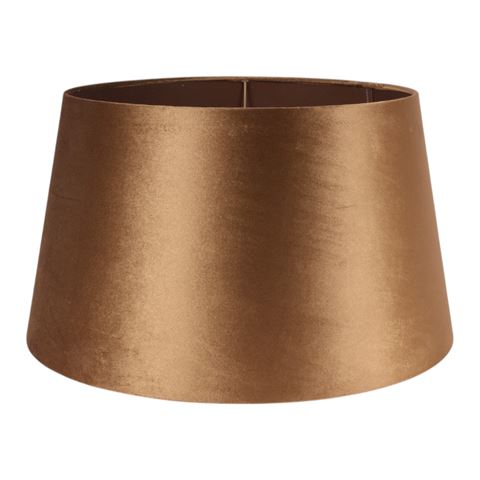 Lampenkap 50 cm - Rond - Goud - Stof