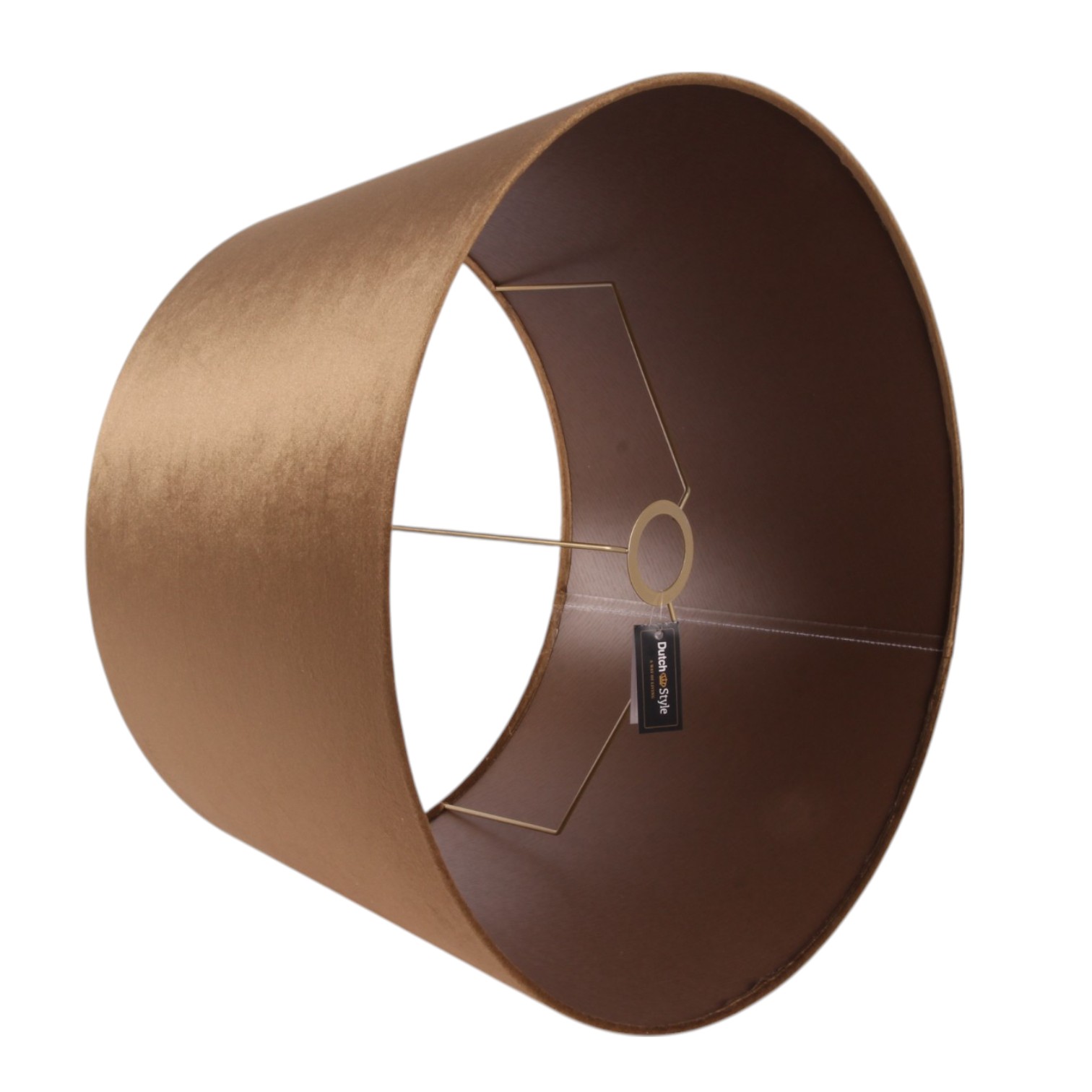 Lampenkap 50 cm - Rond - Goud - Stof