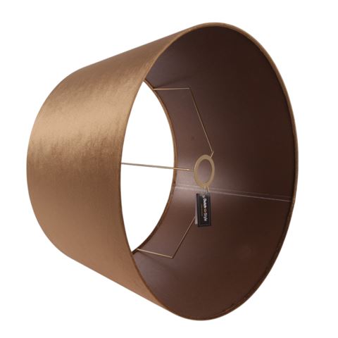 Lampenkap 50 cm - Rond - Goud - Stof