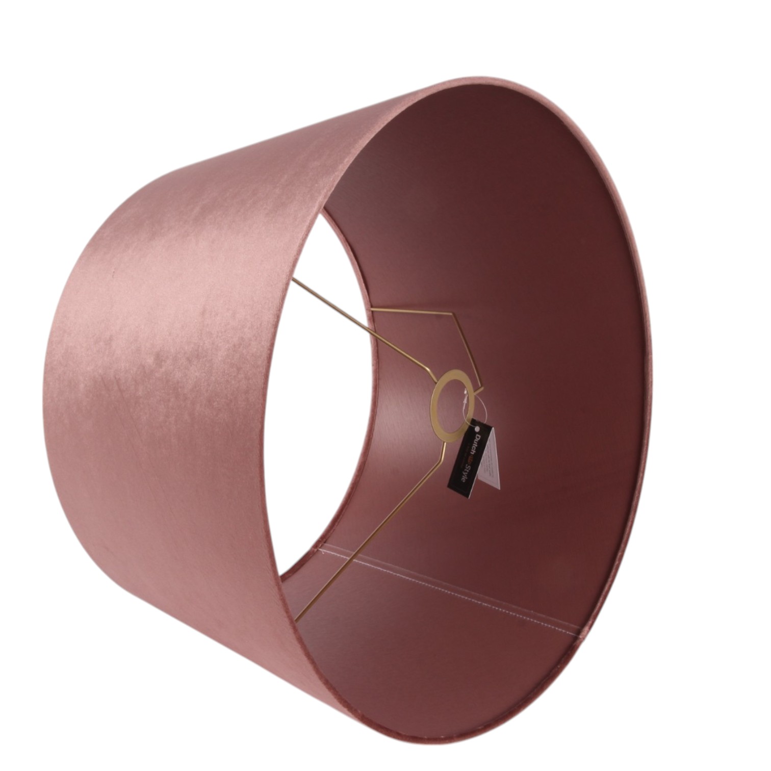 Lampenkap 50 cm - Rond - Roze - Stof