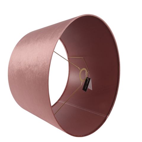 Lampenkap 50 cm - Rond - Roze - Stof