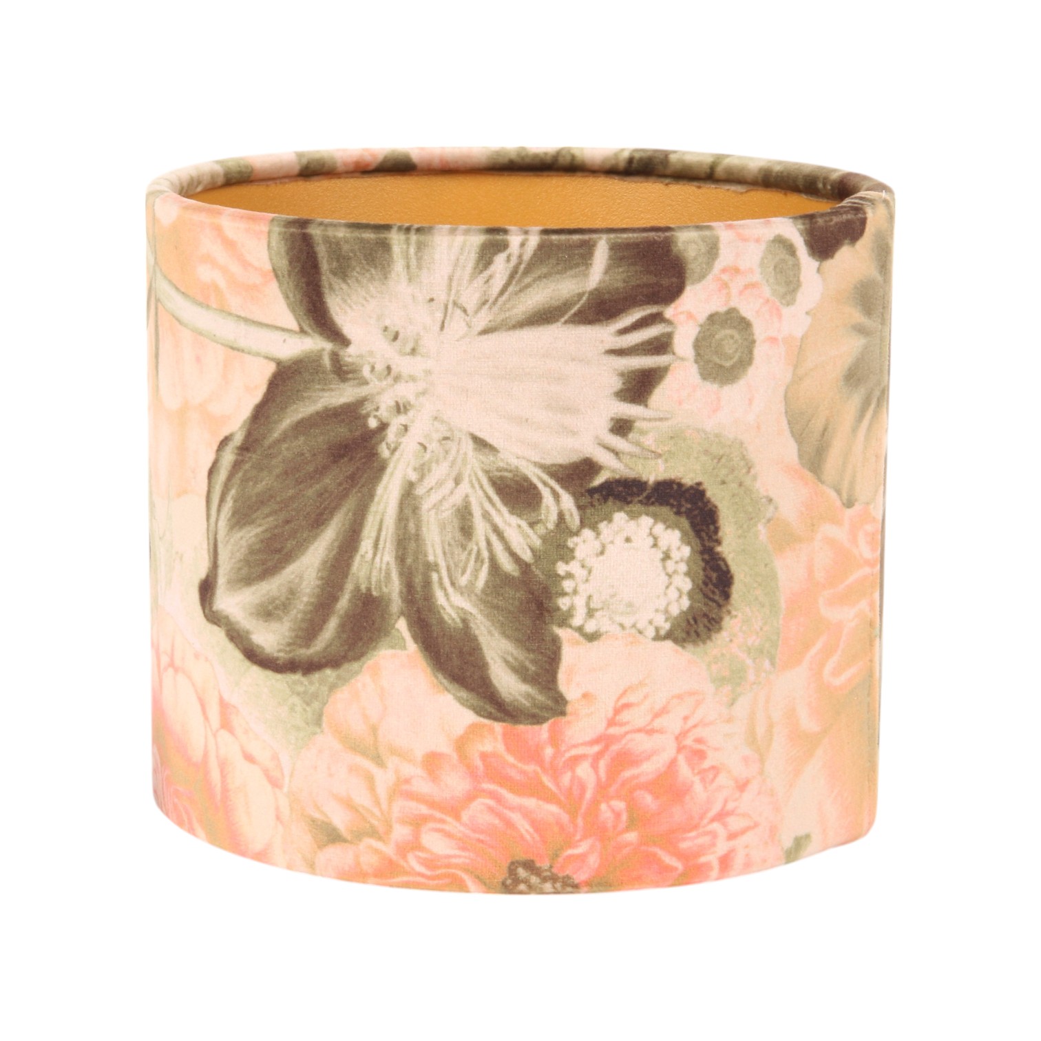 Lampenkap 15 cm - Bloemenprint - Roze - Stof