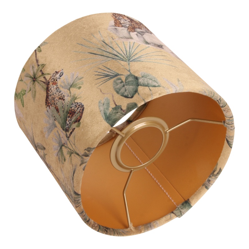 Lampenkap 15 cm - Bloemenprint - Roze - Stof