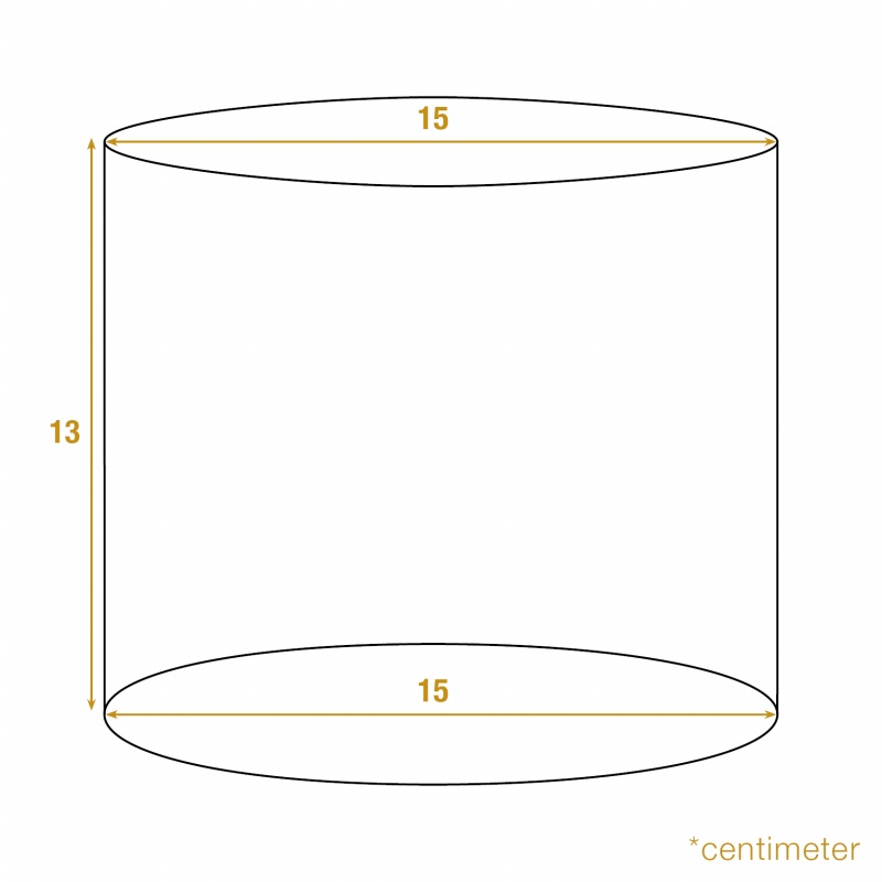 Lampenkap cilinder 15 cm