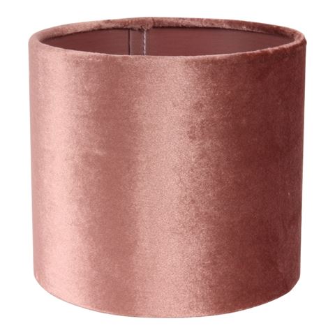 Lampshade 15 cm - Cylinder - Pink - Fabric