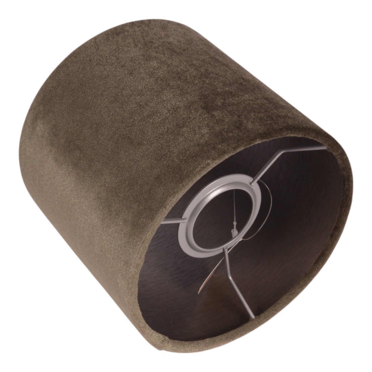 Lampenkap 15 cm - Cilinder - Groen - Stof